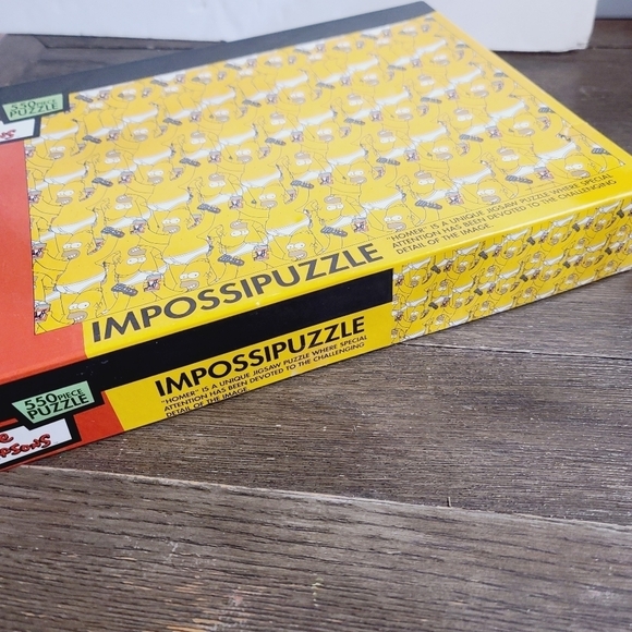 The Simpsons Impossipuzzle 550 Piece Jigsaw Puzzle Homer - Picture 4 of 9